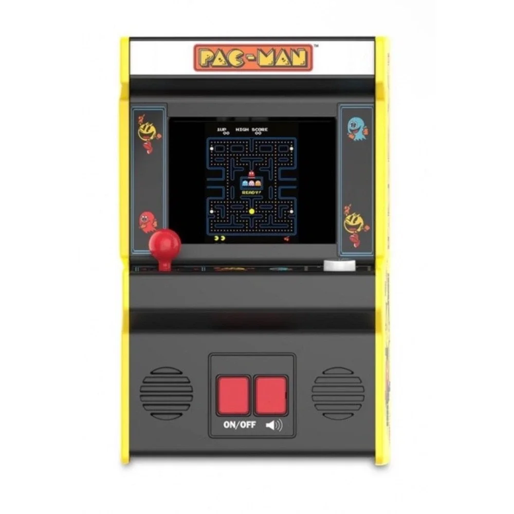 Pac-Man Arcade Classics Handheld Electronic Game Full Color Screen Retro Mini